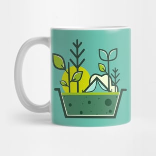 Little peace of heaven camping Mug